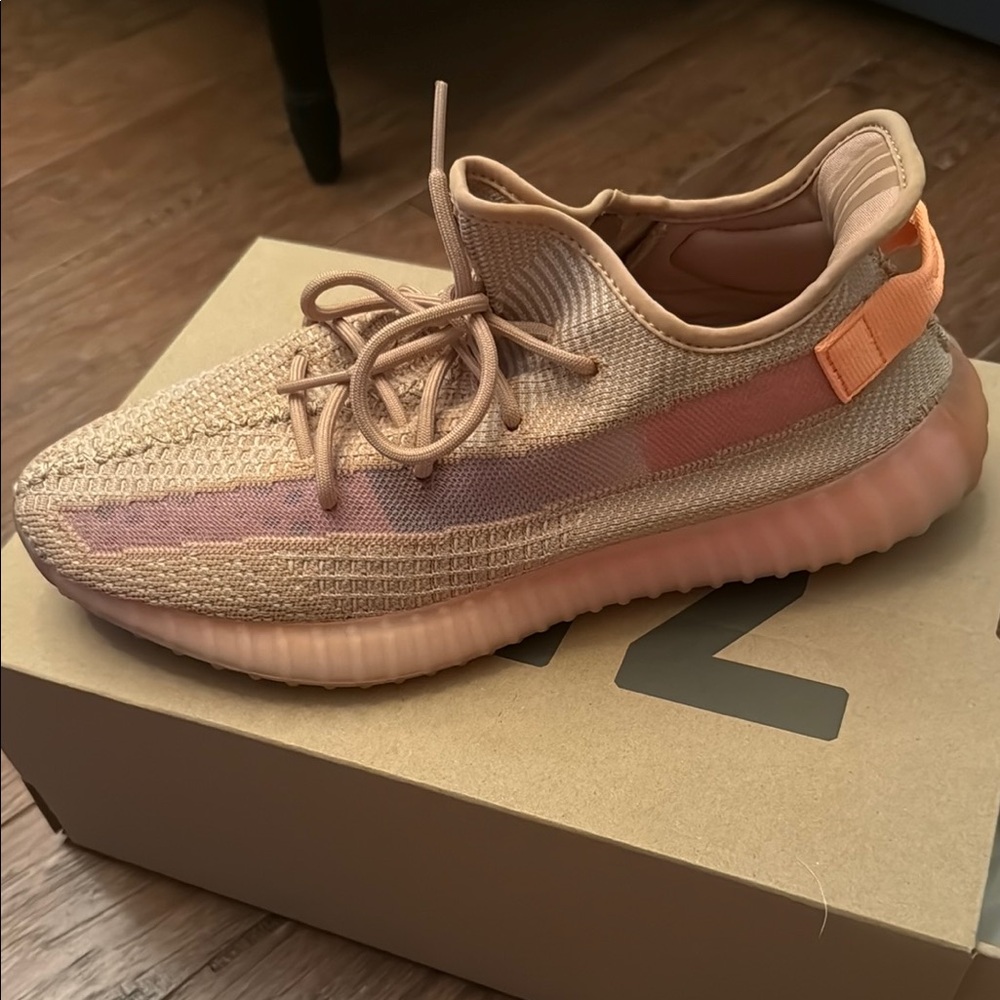 Adidas Kids Yeezy Boost 350 V2 - Tan and Orange